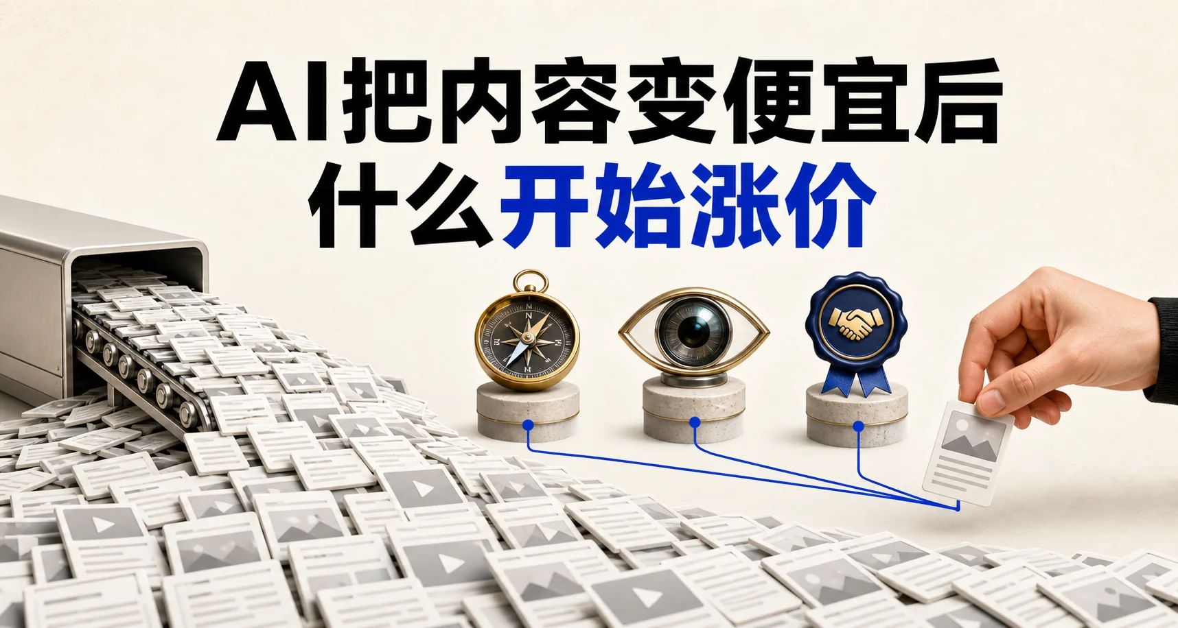 AI把内容变便宜后,什么开始涨价