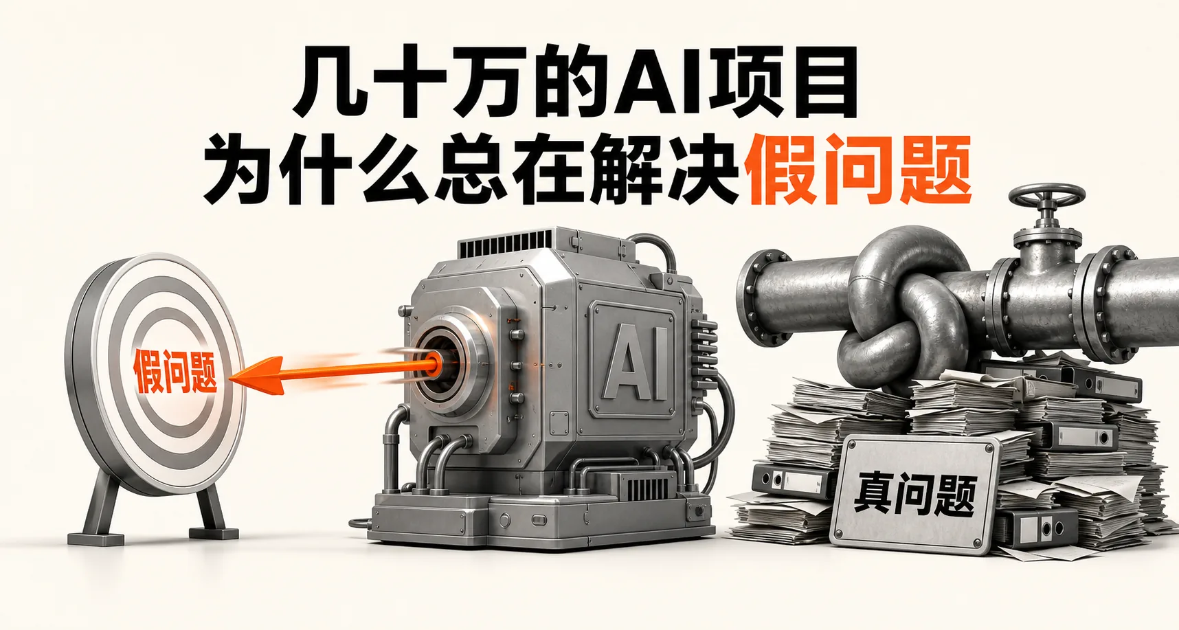 几十万的AI项目，为什么总在解决假问题
