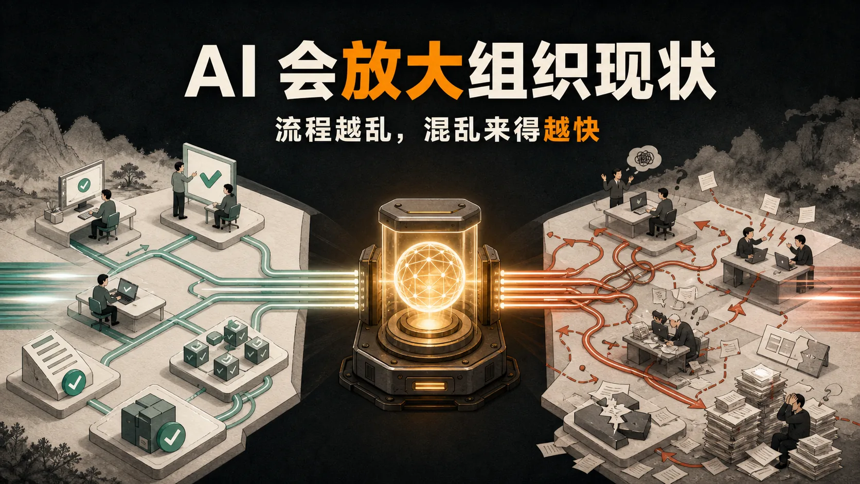 AI 会放大组织现状，流程越乱，混乱来得越快