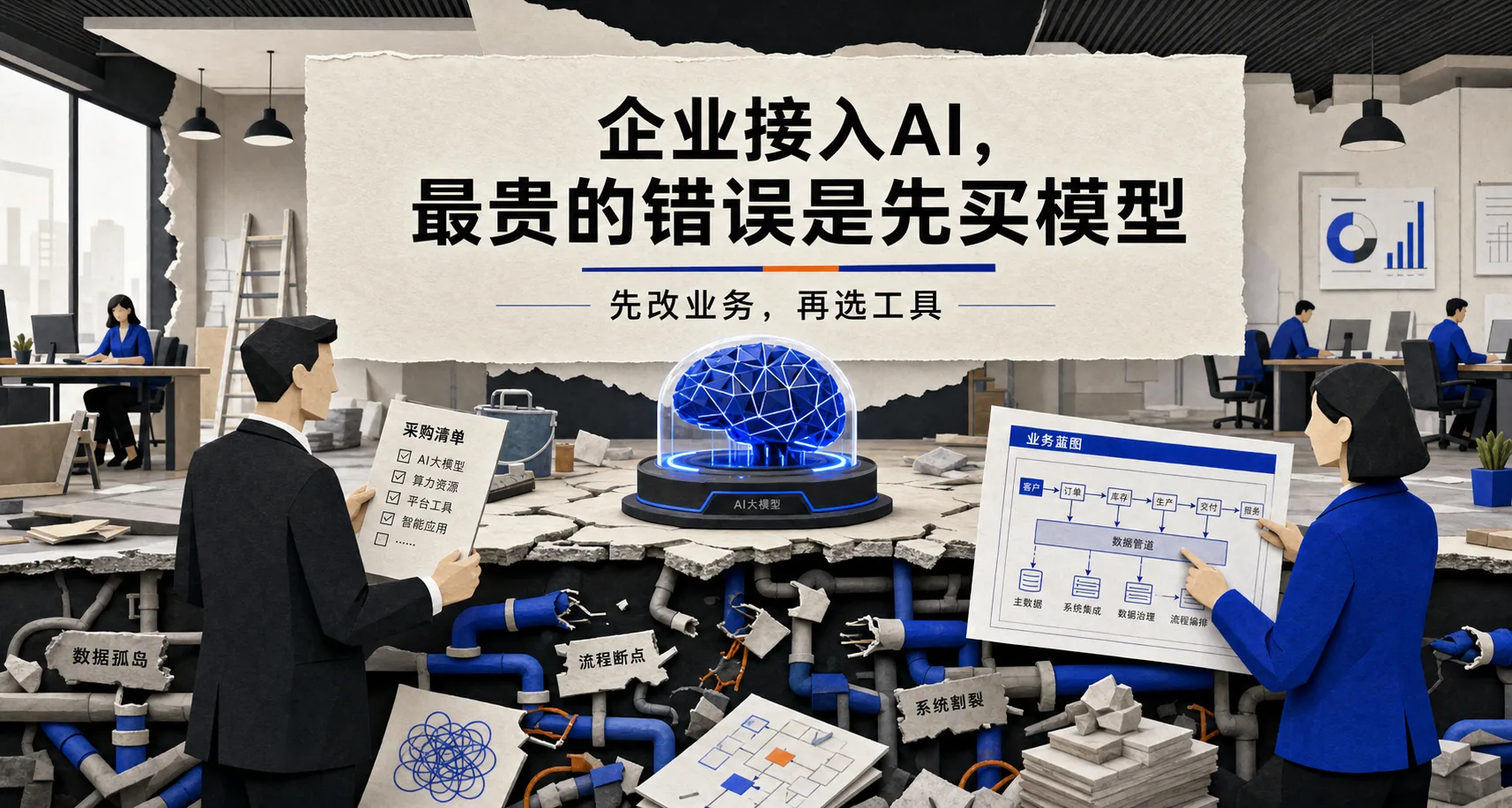 企业接入AI，最贵的错误是先买模型