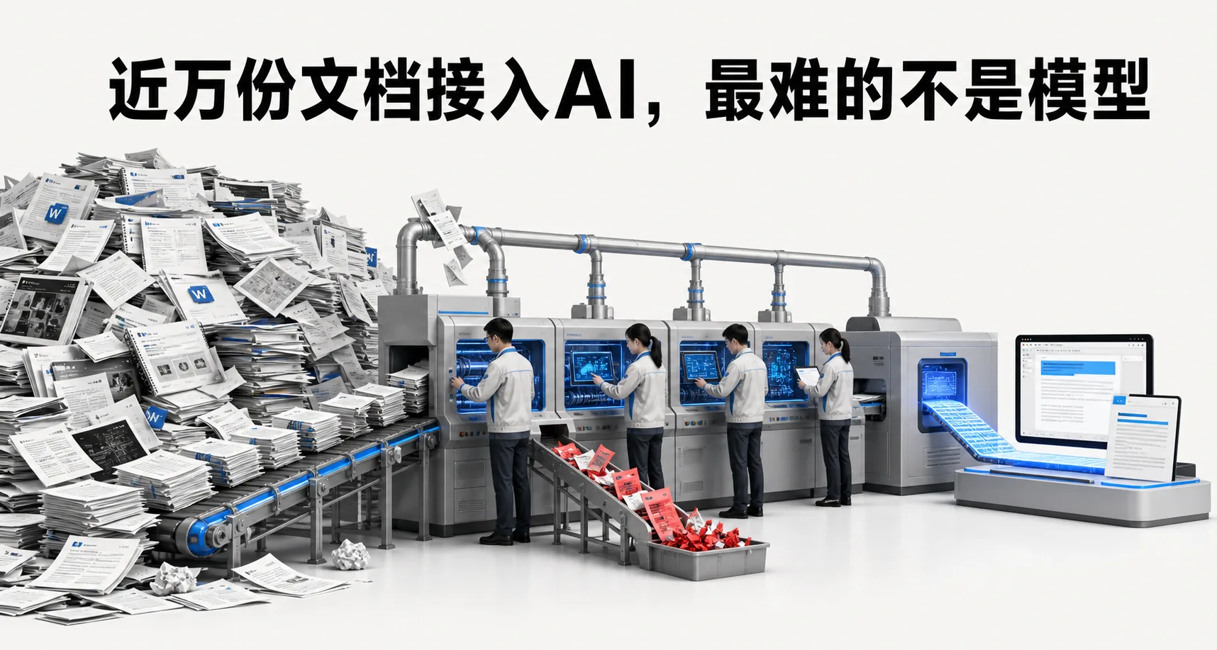 近万份企业文档通过知识生产线接入AI的文章封面