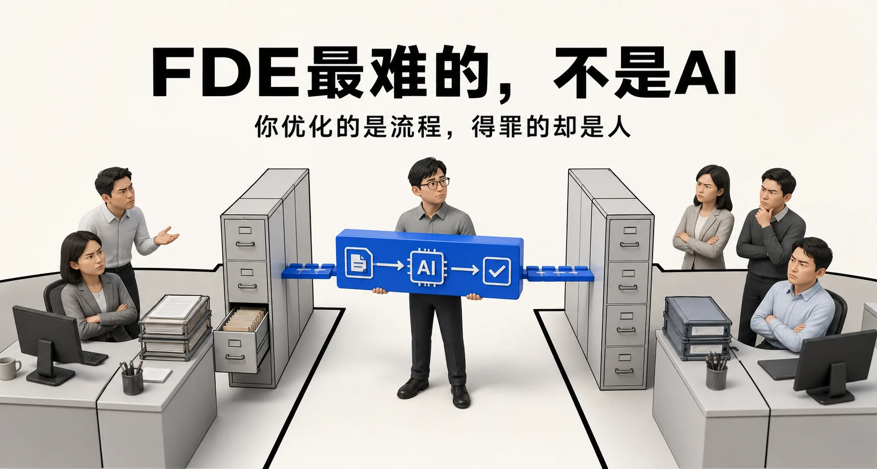 FDE最难的一关：你优化的是流程，得罪的却是人