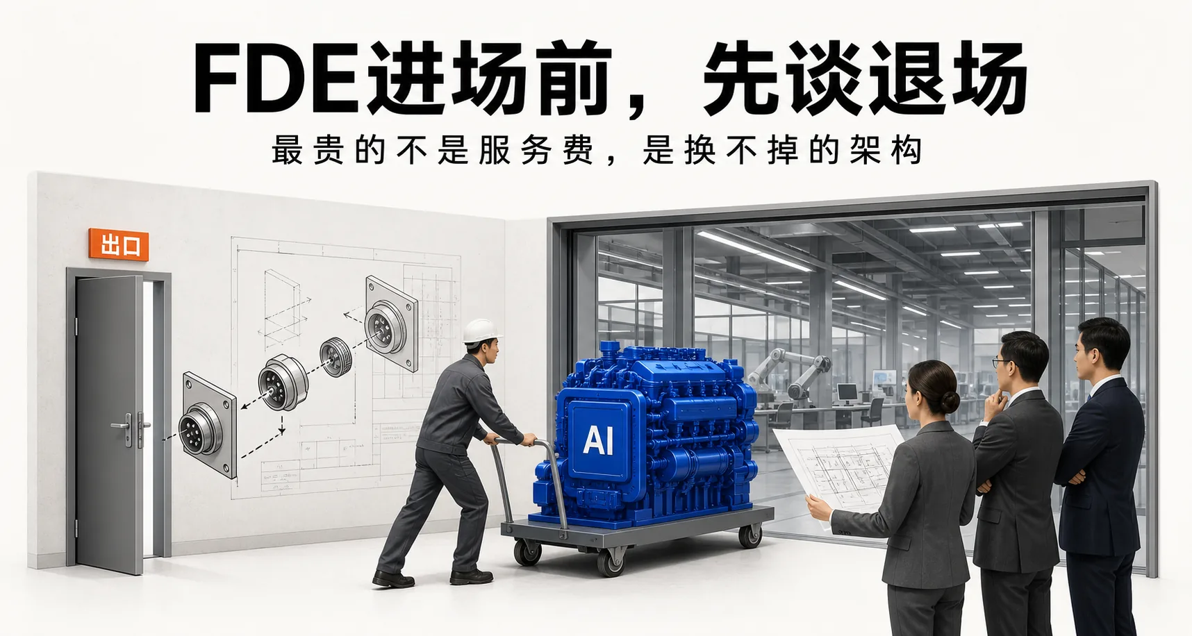 FDE进场前，先谈退场：最贵的不是服务费，是换不掉的架构