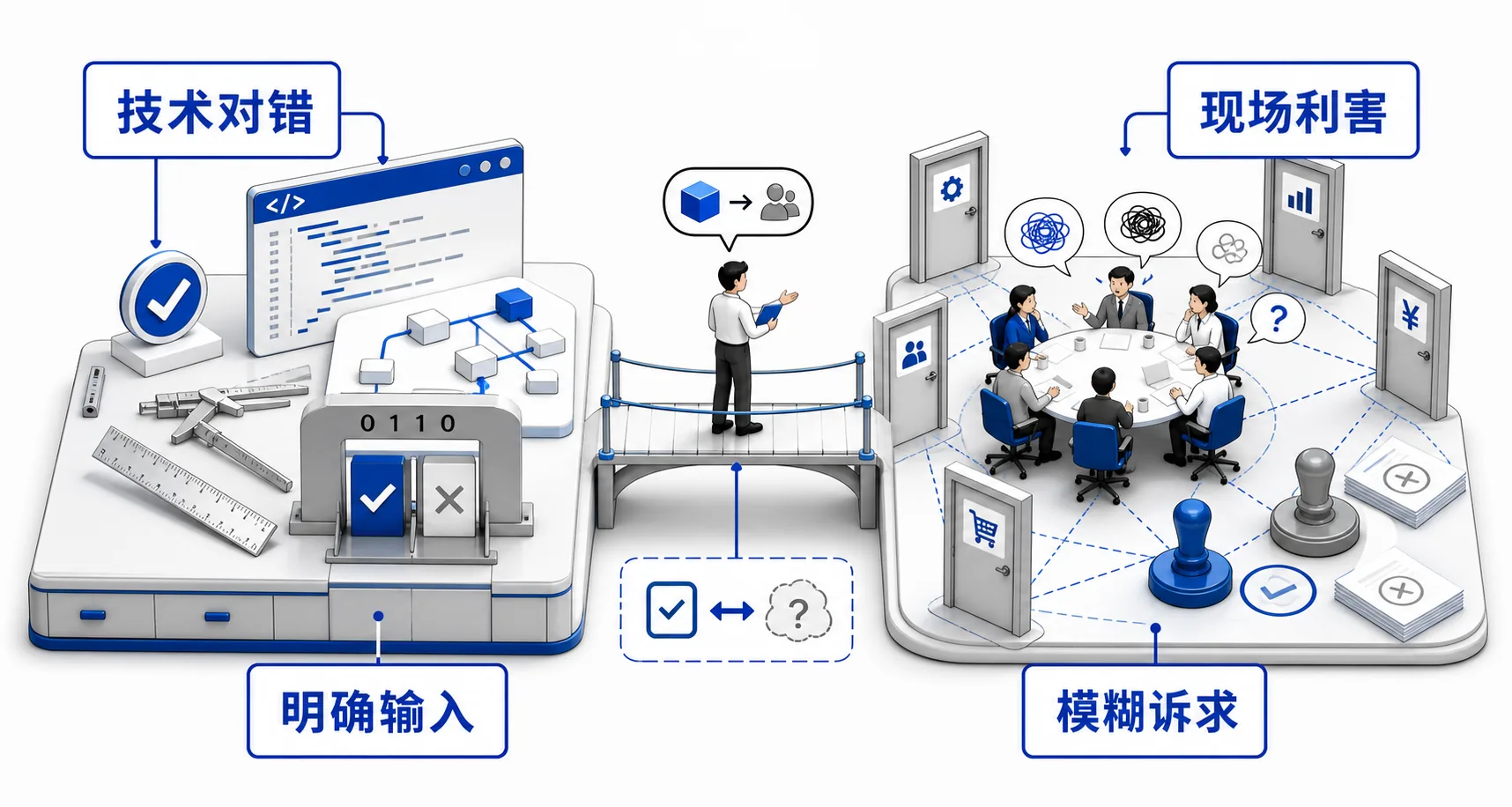 技术世界与客户现场使用两套判断逻辑