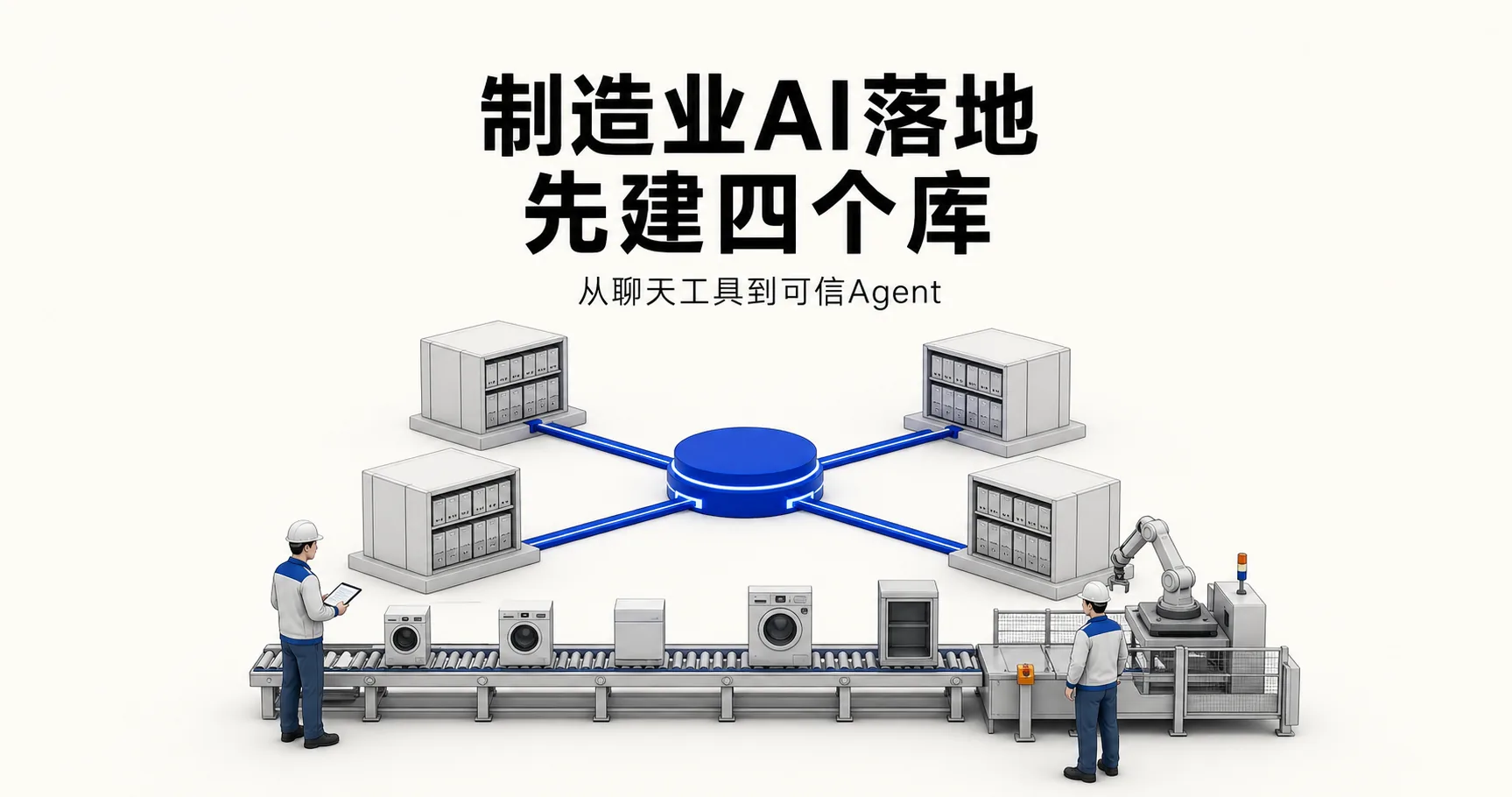 小家电工厂以四个企业数据底座连接 AI Agent 的文章封面
