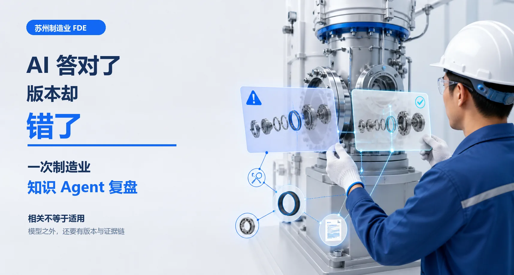 AI找到了答案，却差点用错手册：一次苏州制造业FDE项目复盘